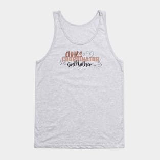 Funny Sassy Chaos Coordinator Design for Mom's with daughters Tank Top